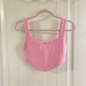 Princess Polly Blush Pink Crop Top